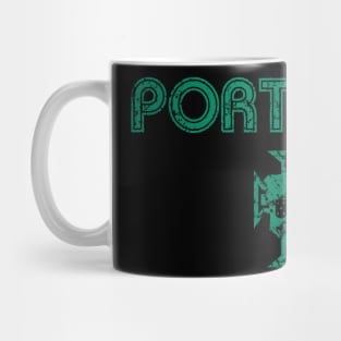 Portugal Distressed (Green) Mug